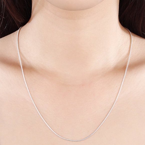 NEW 925 Sterling Silver Snake Chain Necklace - Picture 3 of 6